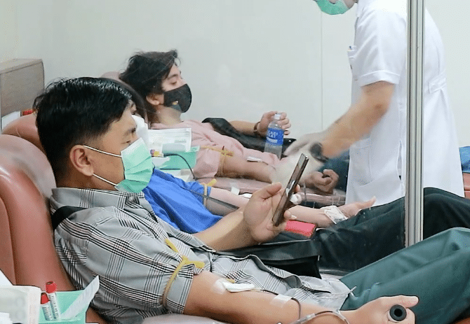 Thailand District sponsors blood donation