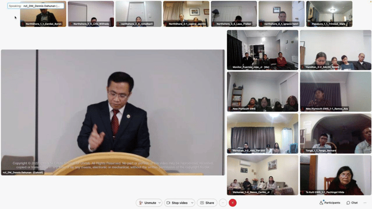 New Zealand District conducts daily online evangelical mission