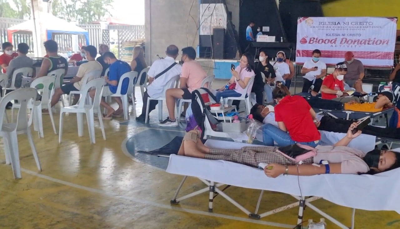 Blood donation draws donors from 20 local congregations in Negros Oriental