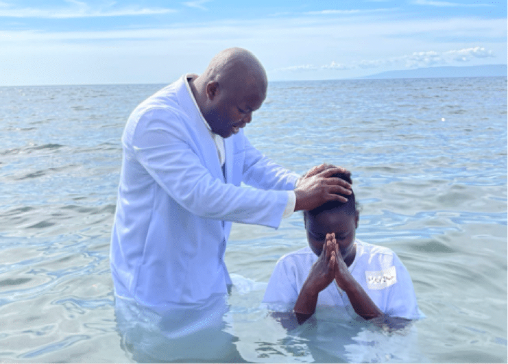 More Haitians receive baptism