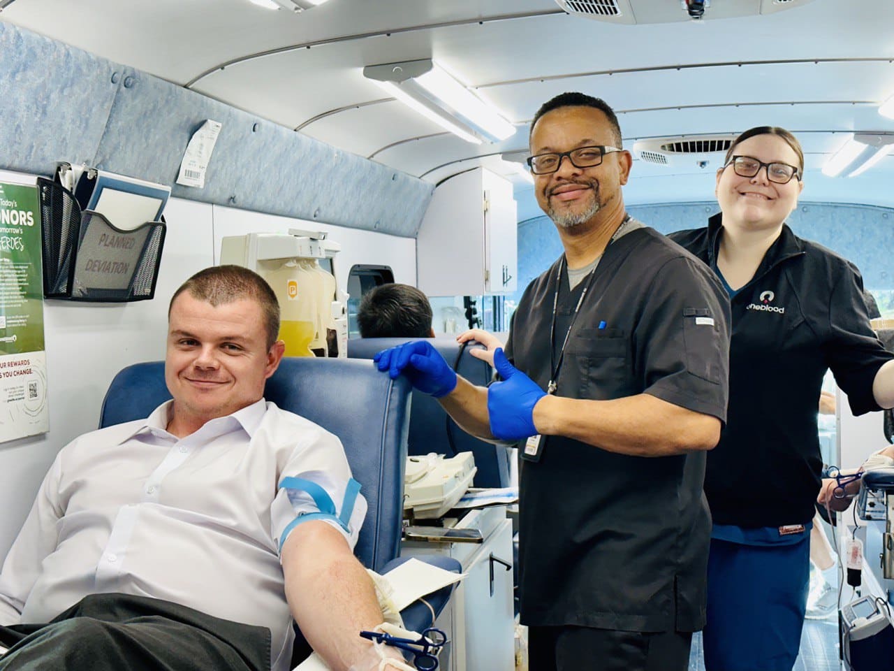 Two congregations in Caribbean District jointly hold blood donation activity