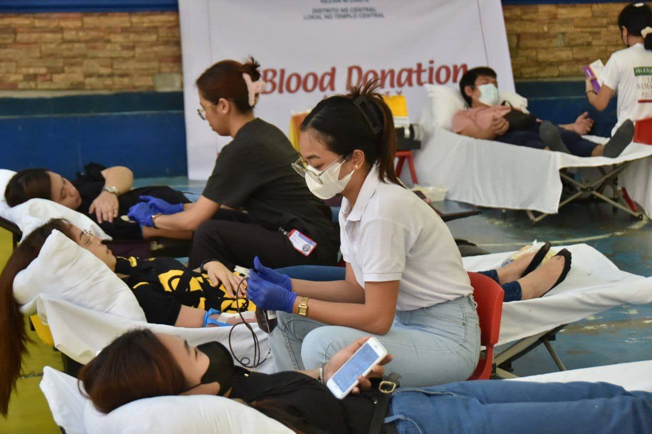 Templo Central Congregation conducts blood donation in three venues