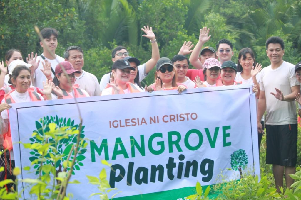 Capiz District plants a thousand mangrove seedlings