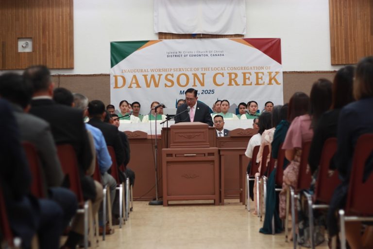 Dawson Creek Congregation holds first worship service