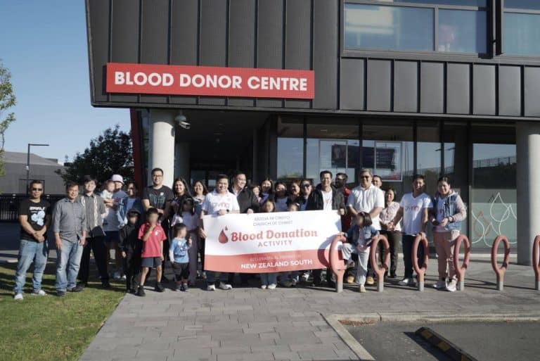 New Zealand South brethren donate blood at NZBS