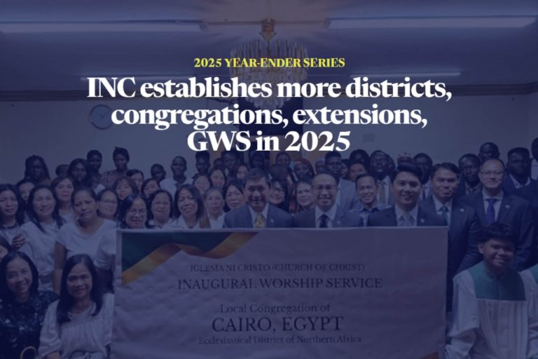 INC establishes more districts, congregations, extensions, GWS in 2025