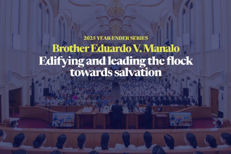 Brother Eduardo V. Manalo: Edifying and leading the flock towards salvation