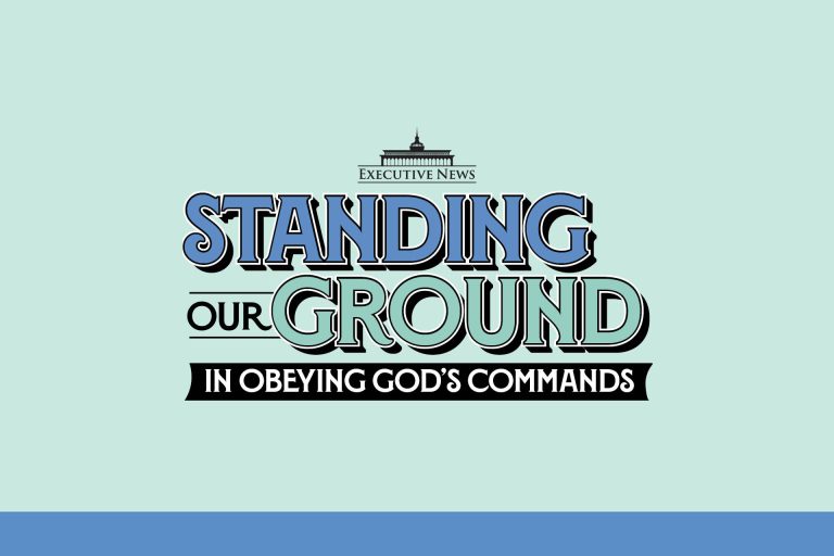 Standing our ground in obeying God’s commands