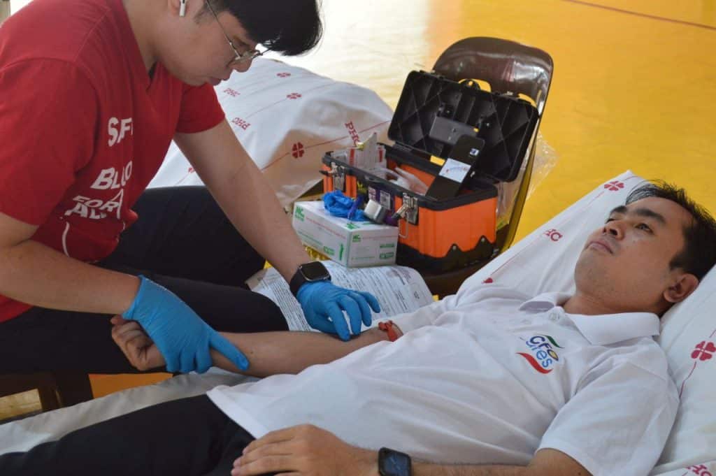 Two congregations in Marikina conduct blood donation activities