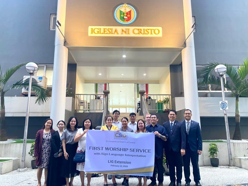 LIG, Pansol extensions add Sign Language in worship service