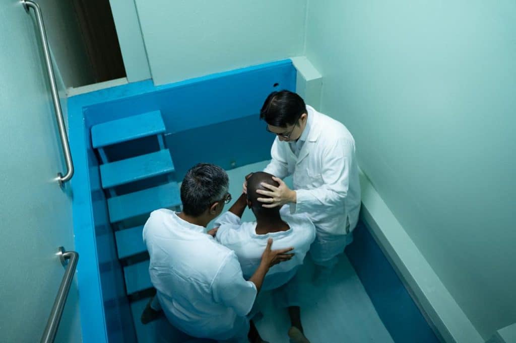 Bay Area California District conducts baptism